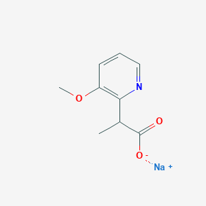 sodium 2-(3-methoxypyridin-2-yl)propanoateͼƬ