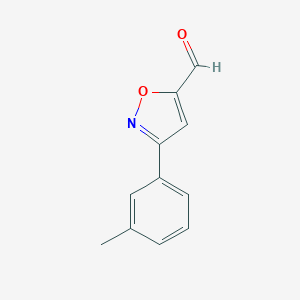 3-(m-Tolyl)isoxazole-5-carbaldehydeͼƬ