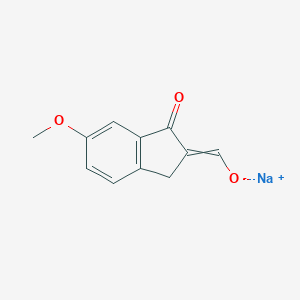 sodium(6-methoxy-1-oxo-2,3-dihydro-1H-inden-2-ylidene)methanolateͼƬ