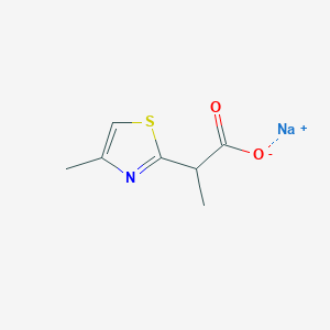 sodium 2-(4-methyl-1,3-thiazol-2-yl)propanoateͼƬ