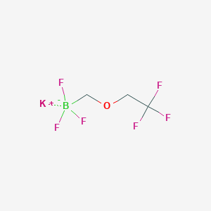 Potassium trifluoro((2,2,2-trifluoroethoxy)methyl)borateͼƬ