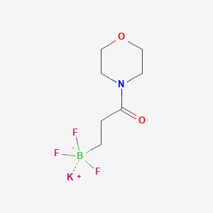 Potassium Trifluoro(3-morpholino-3-oxopropyl)borateͼƬ