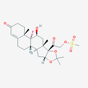 1,2-Dihydrotriamcinolone-16,17-acetonide-21-mesylateͼƬ