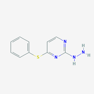 2-hydrazinyl-4-(phenylsulfanyl)pyrimidineͼƬ