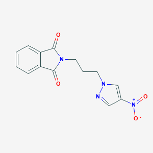 2-[3-(4-Nitro-1H-pyrazol-1-yl)propyl]-1H-isoindole-1,3(2H)-dione图片