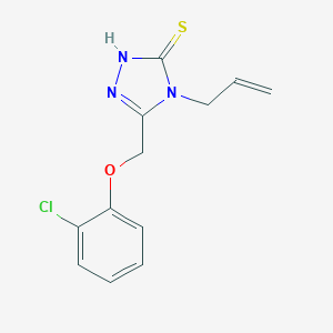 4-allyl-5-[(2-chlorophenoxy)methyl]-4H-1,2,4-triazole-3-thiolͼƬ