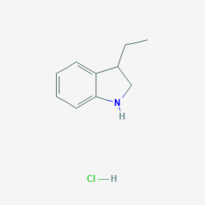 3-ethyl-2,3-dihydro-1H-indole hydrochloride图片