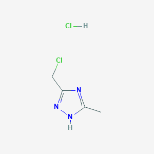 5-(chloromethyl)-3-methyl-1H-1,2,4-triazole hydrochlorideͼƬ