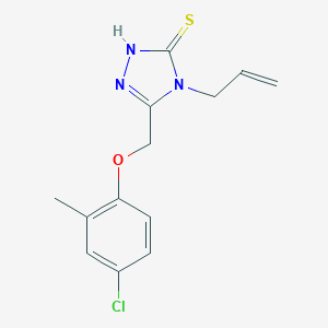 4-allyl-5-[(4-chloro-2-methylphenoxy)methyl]-4H-1,2,4-triazole-3-thiolͼƬ