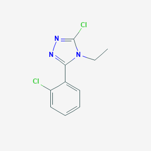 3-Chloro-5-(2-chlorophenyl)-4-ethyl-4H-1,2,4-triazoleͼƬ