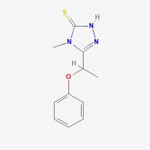 4-methyl-5-(1-phenoxyethyl)-4H-1,2,4-triazole-3-thiolͼƬ