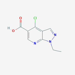 4-chloro-1-ethyl-1H-pyrazolo[3,4-b]pyridine-5-carboxylicacidͼƬ