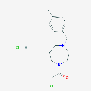 2-chloro-1-{4-[(4-methylphenyl)methyl]-1,4-diazepan-1-yl}ethan-1-one hydrochlorideͼƬ