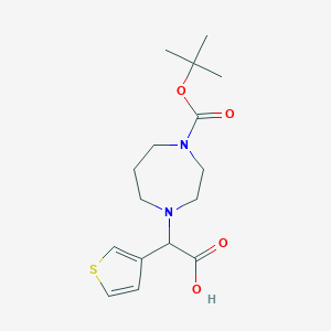 1-Boc-4-(carboxy-thiophen-3-yl-methyl)-1,4diazepaneͼƬ