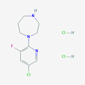 1-(5-Chloro-3-Fluoropyridin-2-Yl)-1,4-Diazepane DihydrochlorideͼƬ