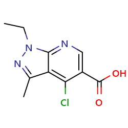 4-chloro-1-ethyl-3-methyl-1H-pyrazolo[3,4-b]pyridine-5-carboxylicacid图片