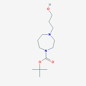 tert-Butyl 4-(3-Hydroxypropyl)-1,4-diazepane-1-carboxylateͼƬ