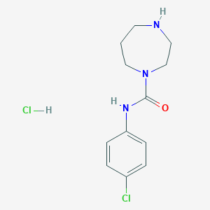 N-(4-Chlorophenyl)-1,4-diazepane-1-carboxamide HydrochlorideͼƬ