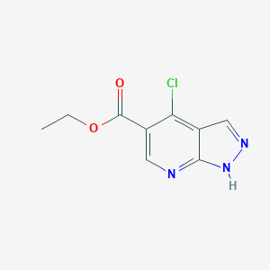 ethyl4-chloro-1H-pyrazolo[3,4-b]pyridine-5-carboxylateͼƬ