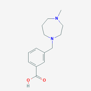 3-(4-Methyl-[1,4]diazepan-1-ylmethyl)-benzoic AcidͼƬ