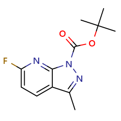 tert-butyl6-fluoro-3-methyl-1H-pyrazolo[3,4-b]pyridine-1-carboxylateͼƬ