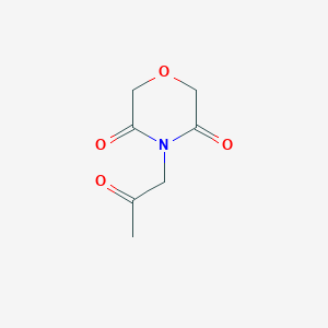 4-(2-oxopropyl)morpholine-3,5-dioneͼƬ