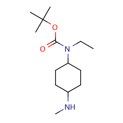 tert-butylN-ethyl-N-[4-(methylamino)cyclohexyl]carbamate图片