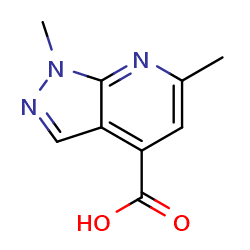 1,6-dimethyl-1H-pyrazolo[3,4-b]pyridine-4-carboxylicacidͼƬ