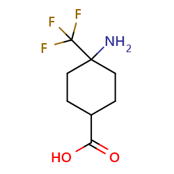 4-amino-4-(trifluoromethyl)cyclohexane-1-carboxylicacid图片