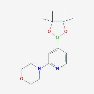 4-(4-(4,4,5,5-Tetramethyl-1,3,2-dioxaborolan-2-yl)pyridin-2-yl)morpholineͼƬ