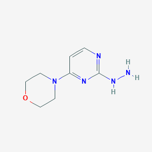 4-(2-hydrazinopyrimidin-4-yl)morpholine图片