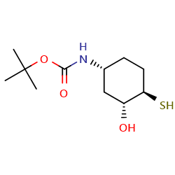 tert-butylN-[(1R,3R,4R)-3-hydroxy-4-sulfanylcyclohexyl]carbamateͼƬ
