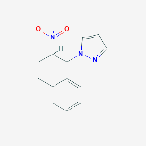 1-[1-(2-Methylphenyl)-2-nitropropyl]-1H-pyrazoleͼƬ