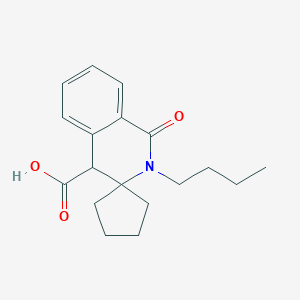 2'-Butyl-1'-oxo-1',4'-dihydro-2'H-spiro[cyclopentane-1,3'-isoquinoline]-4'-carboxylic acidͼƬ