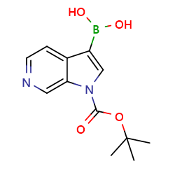 {1-[(tert-butoxy)carbonyl]-1H-pyrrolo[2,3-c]pyridin-3-yl}boronicacidͼƬ