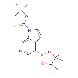 tert-butyl4-(tetramethyl-1,3,2-dioxaborolan-2-yl)-1H-pyrrolo[2,3-c]pyridine-1-carboxylateͼƬ