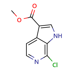 methyl7-chloro-1H-pyrrolo[2,3-c]pyridine-3-carboxylateͼƬ