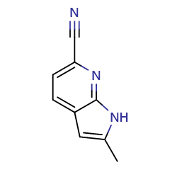 2-methyl-1H-pyrrolo[2,3-b]pyridine-6-carbonitrileͼƬ