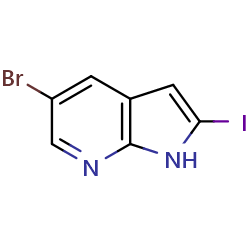 5-bromo-2-iodo-1H-pyrrolo[2,3-b]pyridineͼƬ