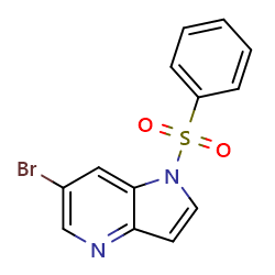 1-(benzenesulfonyl)-6-bromo-1H-pyrrolo[3,2-b]pyridineͼƬ