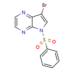 5-(benzenesulfonyl)-7-bromo-5H-pyrrolo[2,3-b]pyrazineͼƬ