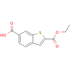 2-(ethoxycarbonyl)-1-benzothiophene-6-carboxylicacidͼƬ