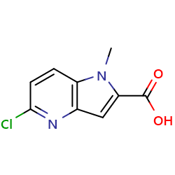 5-chloro-1-methyl-1H-pyrrolo[3,2-b]pyridine-2-carboxylicacidͼƬ