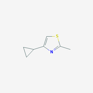 4-Cyclopropyl-2-methyl-1,3-thiazole图片