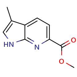 methyl3-methyl-1H-pyrrolo[2,3-b]pyridine-6-carboxylateͼƬ