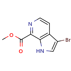 methyl3-bromo-1H-pyrrolo[2,3-c]pyridine-7-carboxylateͼƬ