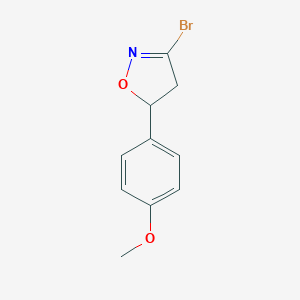 3-Bromo-5-(4-methoxyphenyl)-4,5-dihydroisoxazoleͼƬ