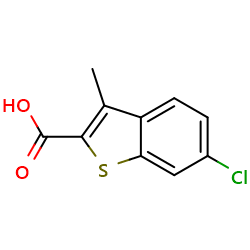 6-chloro-3-methyl-1-benzothiophene-2-carboxylicacid图片