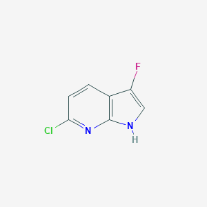 6-chloro-3-fluoro-1H-pyrrolo[2,3-b]pyridineͼƬ