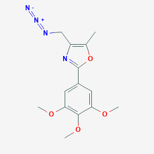 4-(azidomethyl)-5-methyl-2-(3,4,5-trimethoxyphenyl)-1,3-oxazoleͼƬ